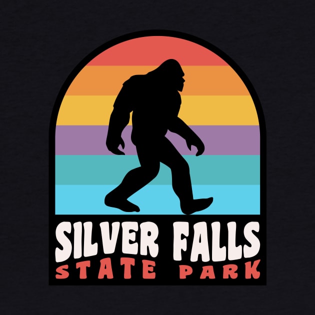 Silver Falls State Park Bigfoot Sasquatch Oregon by PodDesignShop